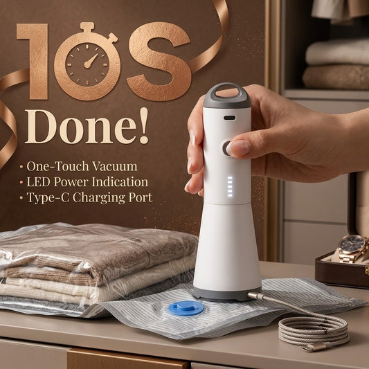 Rechargeable Travel Vacuum Set